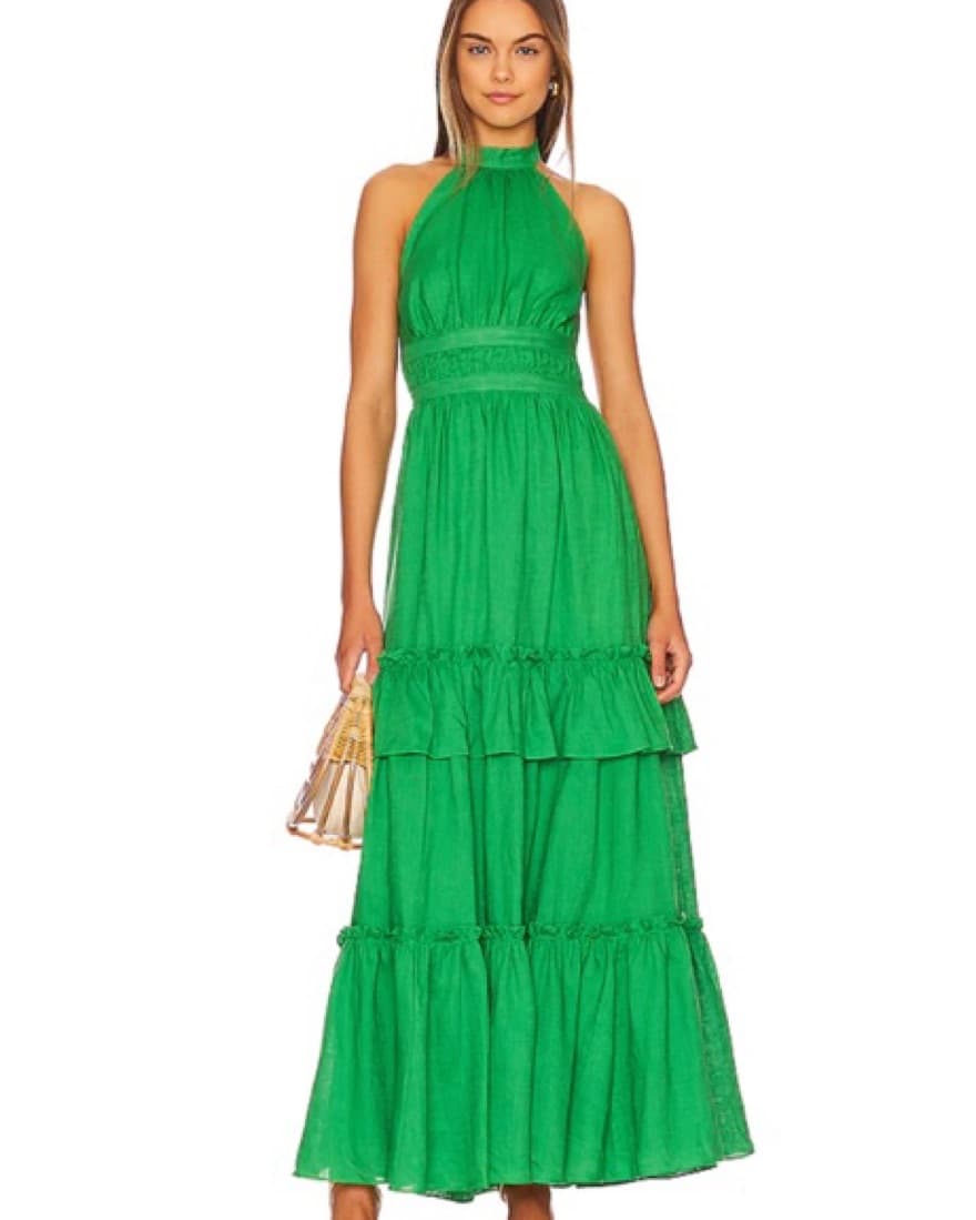 Beautiful Green Dress - Image 2