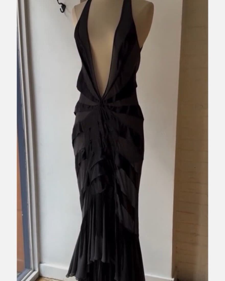 Vintage 2000 Victorias Secret Silk Dress - Image 3