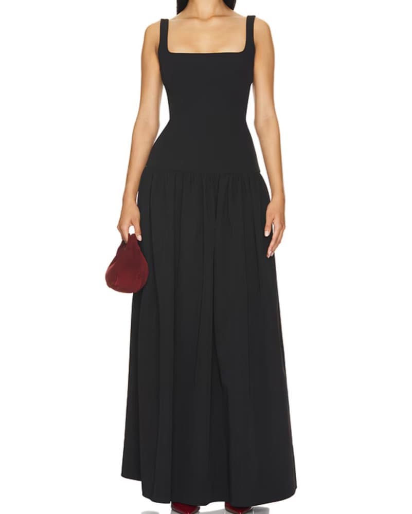Lovers And Friends Aria Black Maxi Dress - Image 1