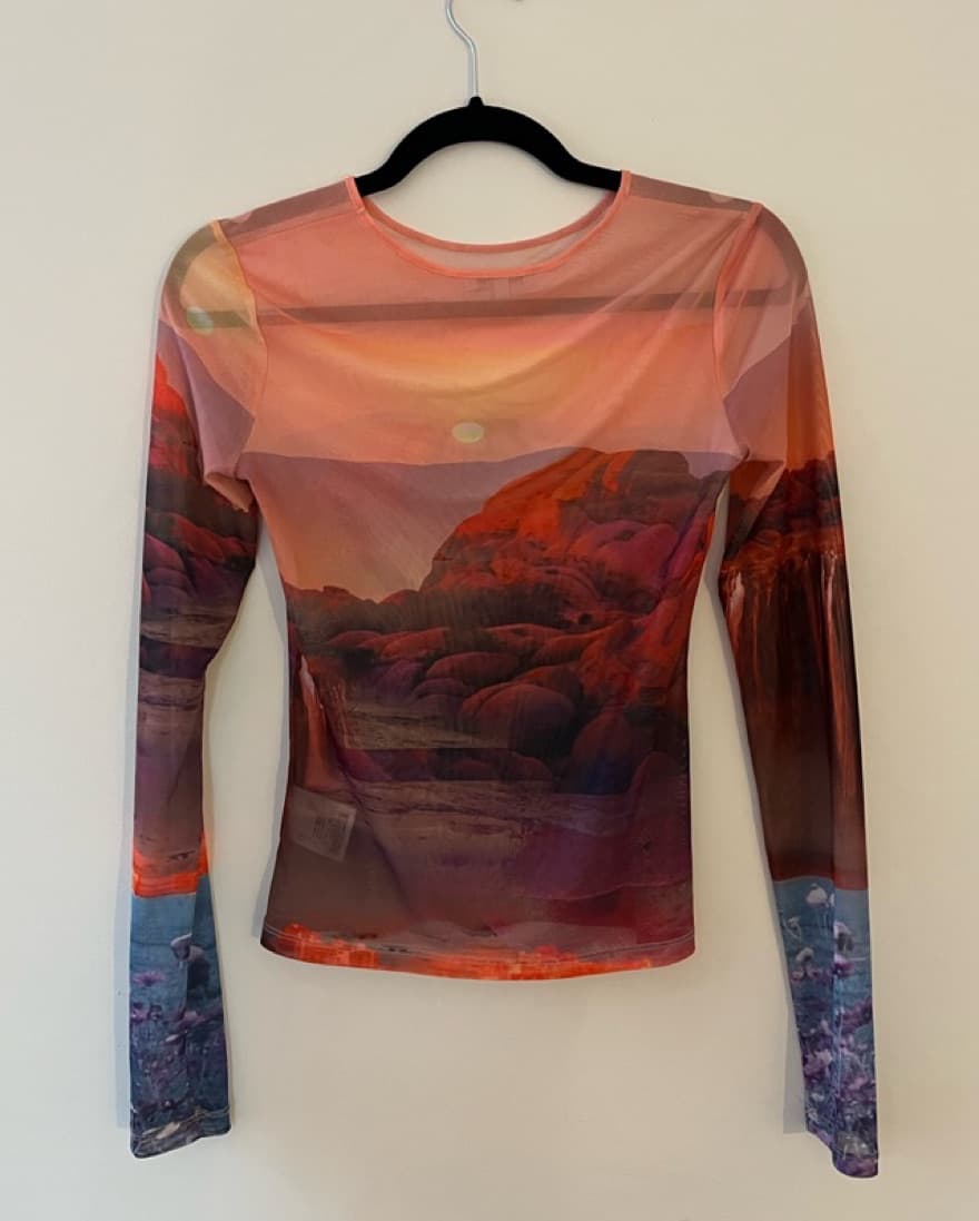 Miaou Graphic Long Sleeve Top - Image 3