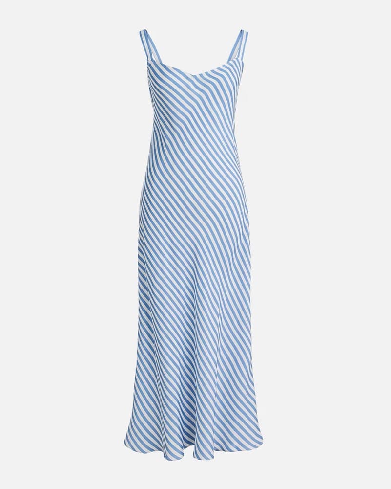 J Crew Gwenyth Striped Slip Dress  - Image 2