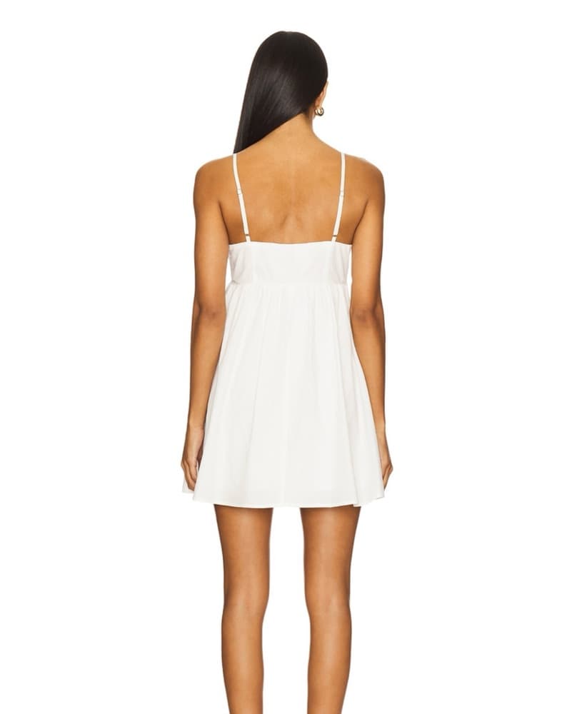 More to Come White Babydoll Dress - Image 2