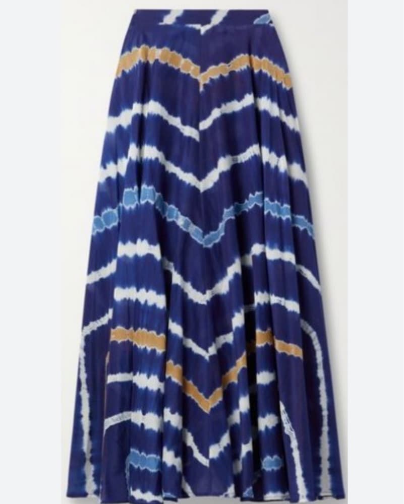 Vibrant Tie-Dye Maxi Skirt Set - Image 3