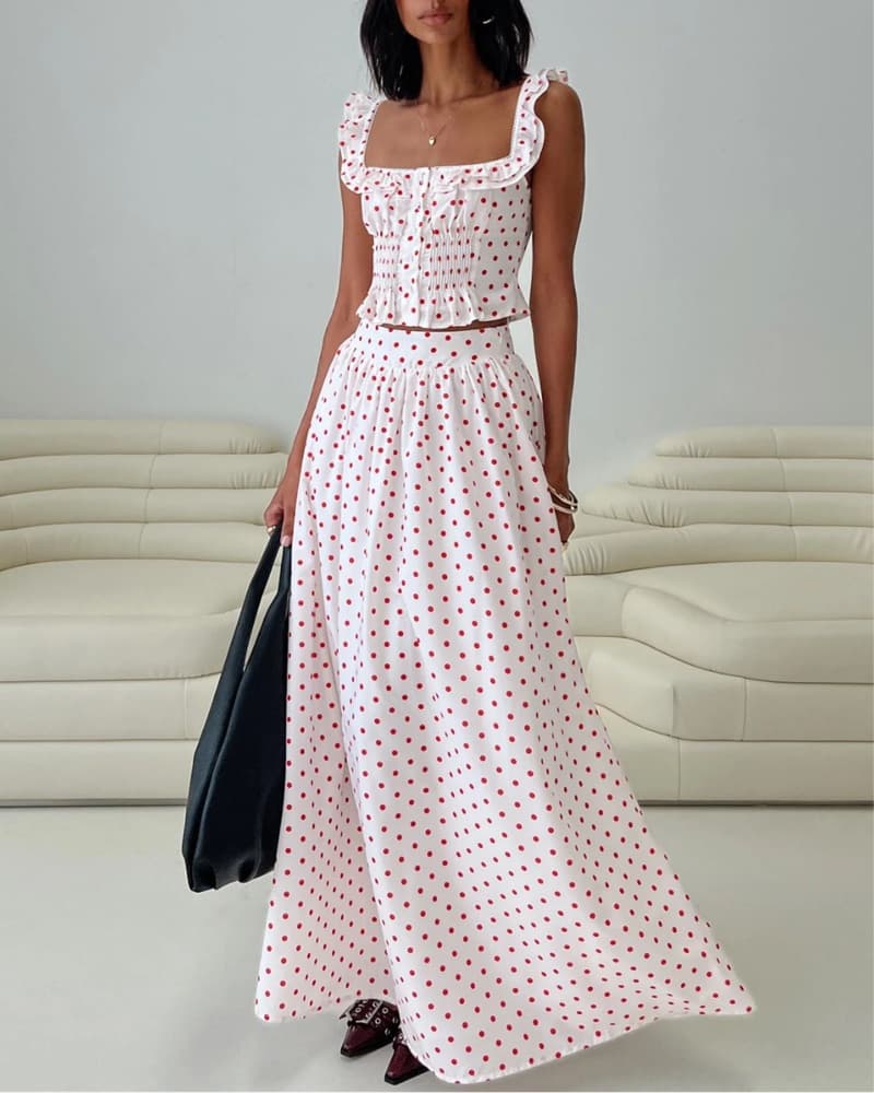 Princess Polly Polka Dot Set  - Image 1