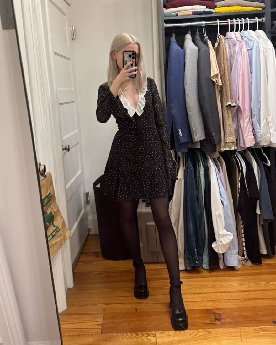 For Love & Lemons Bianca Polka Dot Mini - Image 3
