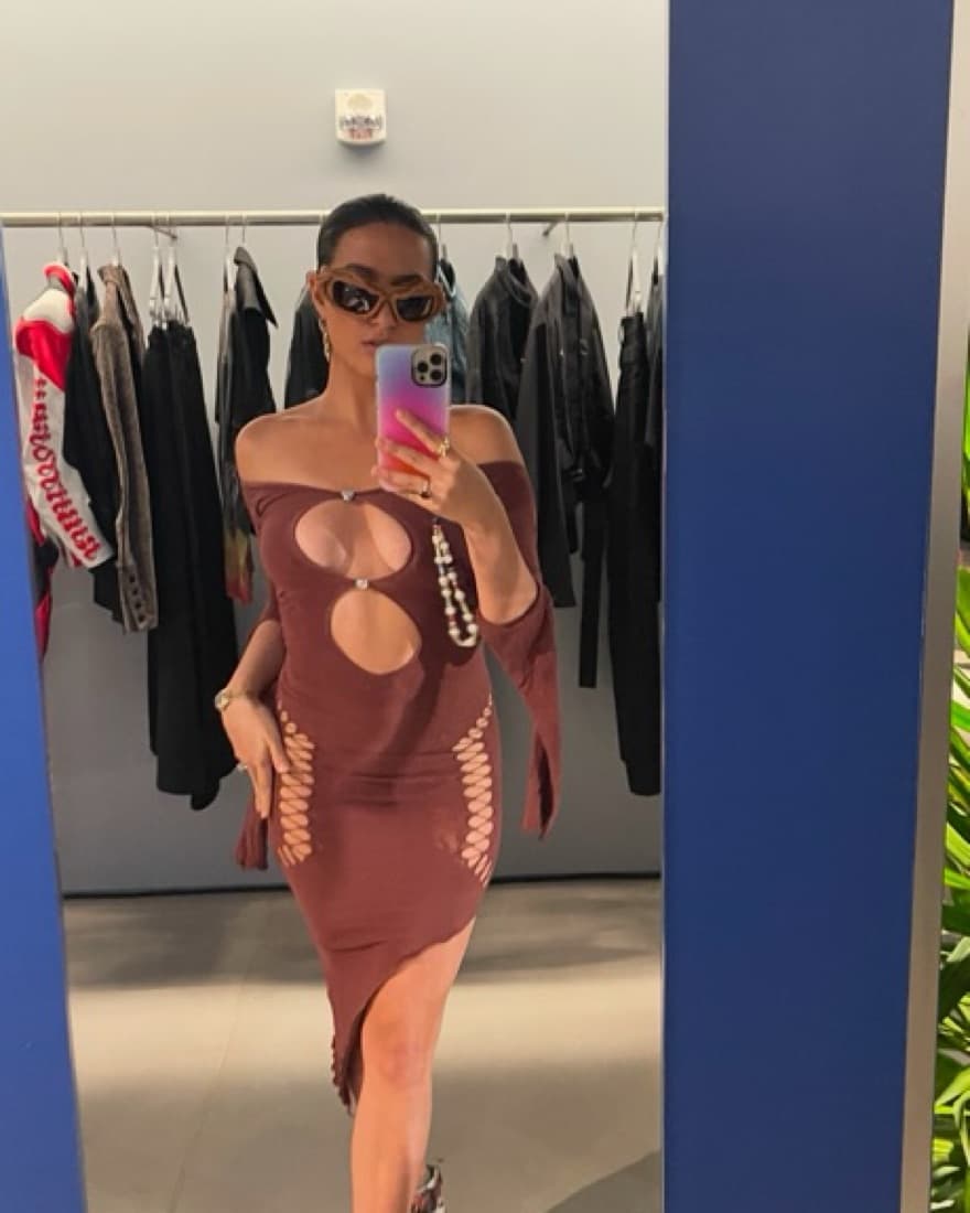 Poster Girl Cut Out Dress - Image 1