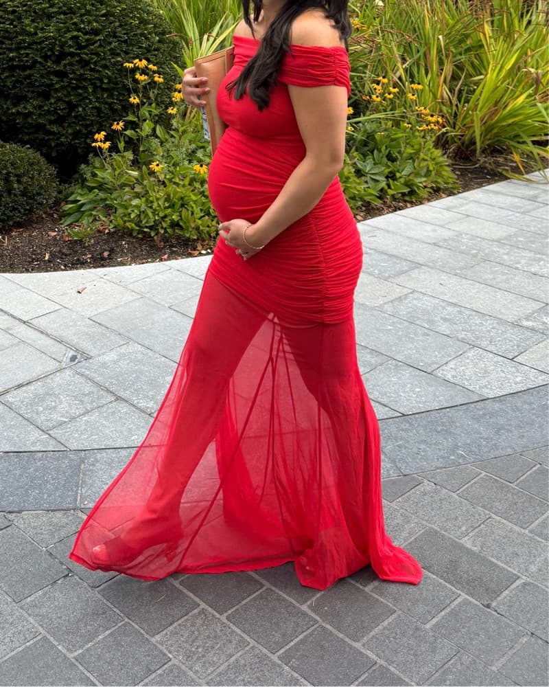 Bump Friendly Revolve Heidi Gown - Image 5