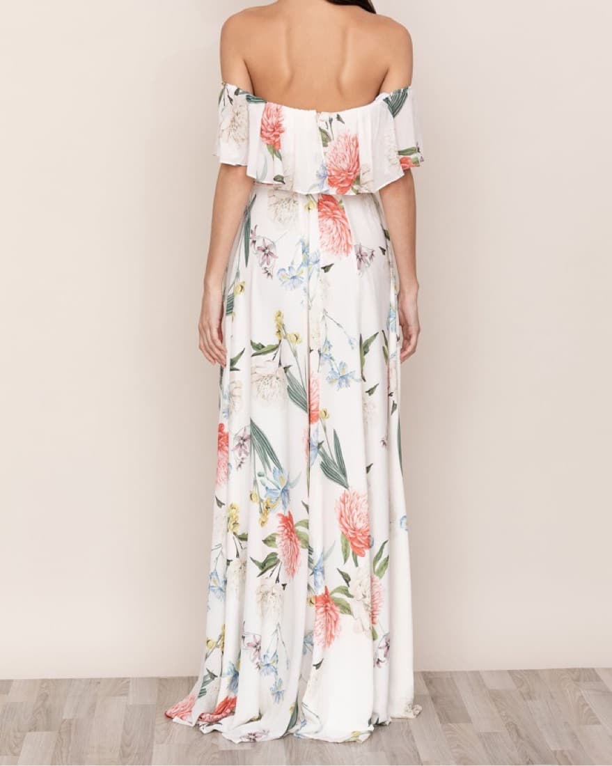 Yumi Kim - Floral Off shoulder gown - Image 2