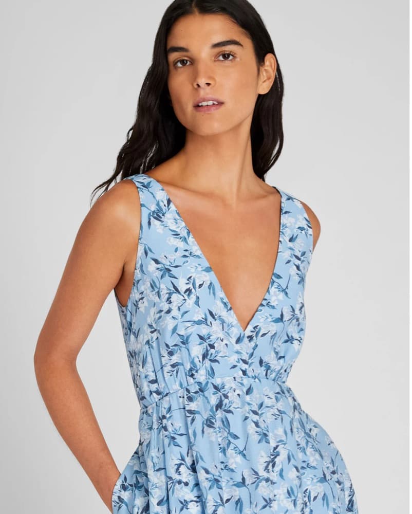 Club Monaco Sleeveless Organza Maxi Dres - Image 3