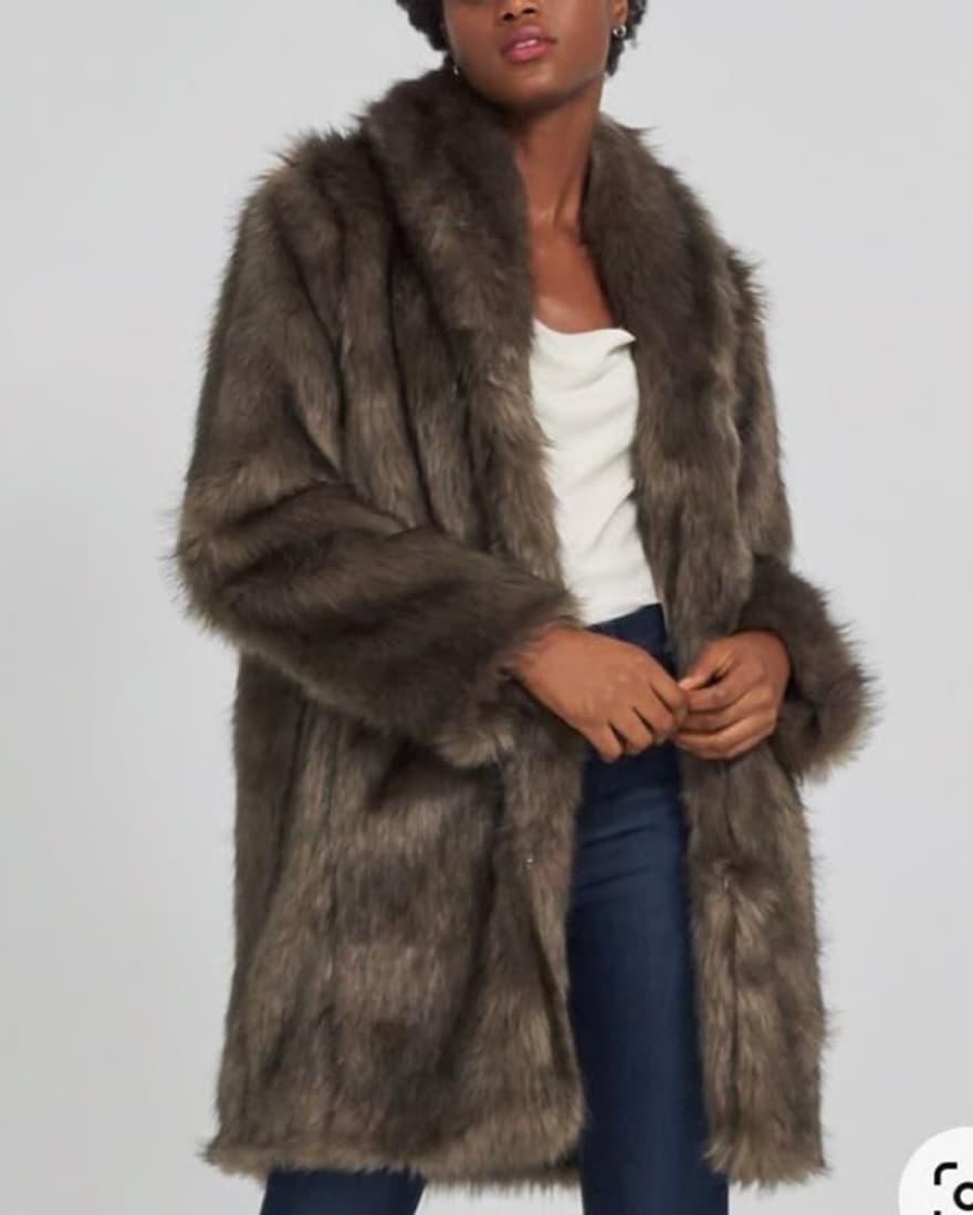 J Brand Fur Jacket - Image 1