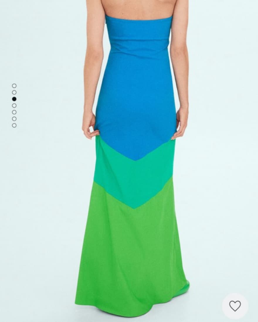 Simon Miller X Mango Strapless Dress - Image 3