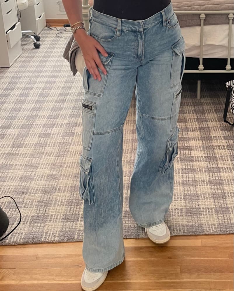 Alice + Olivia Cargo Jeans - Image 1