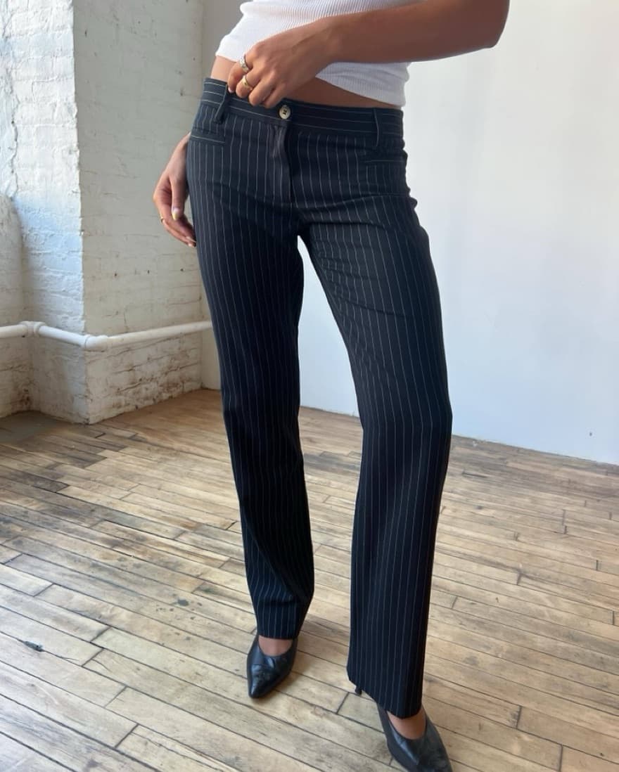 Dolce & Gabbana Pinstripe Trousers - Image 2