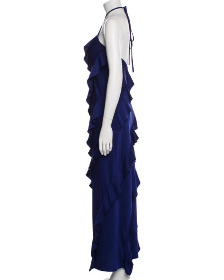 Maggie Marilyn Navy Maxi Halter Dress - Image 5