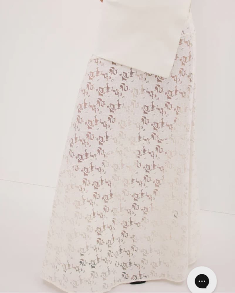 DISSH LOULA WHITE LACE SKIRT - Image 5