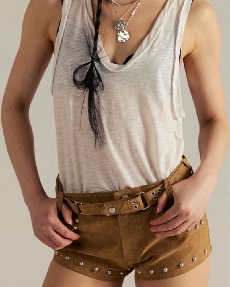 We The free Cool Kid Suede Micro Short - Image 3