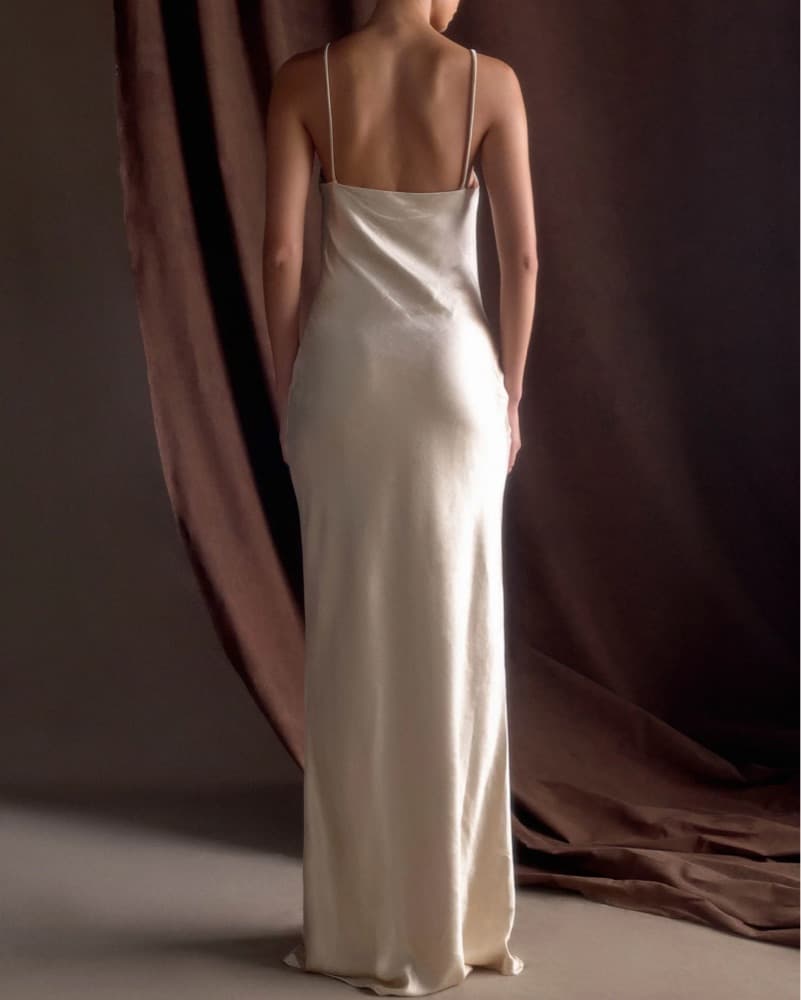 Elegant Satin Gown - Image 2