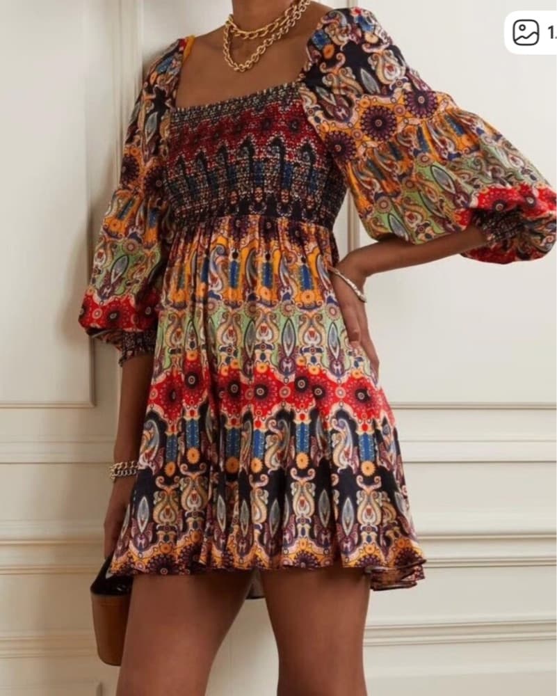 Alice + Olivia Paisley Print Julissa Smo - Image 1