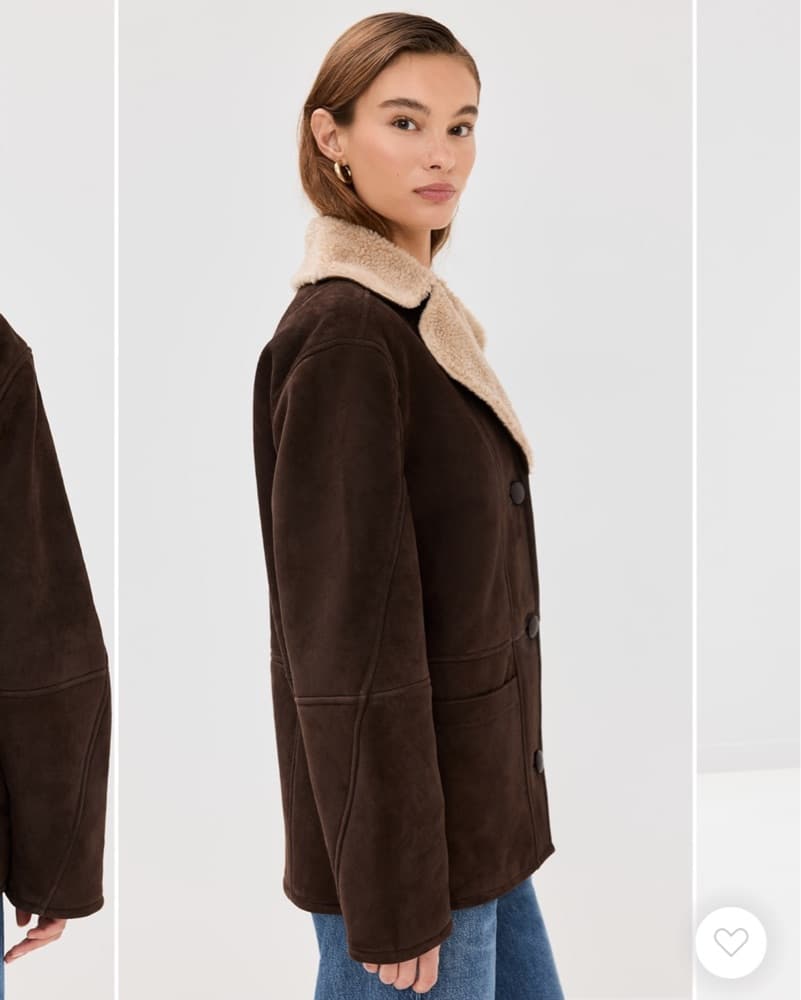 Reformation Veda Luca Suede Jacket - Image 3