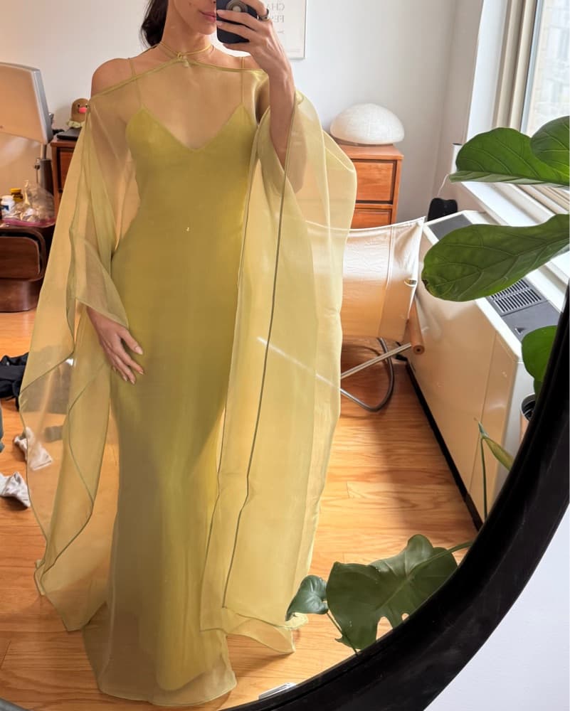 TALLER MARMO Sza Spirito organza kaftan - Image 4