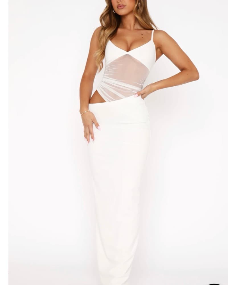White Fox Maxi Dress - Image 2