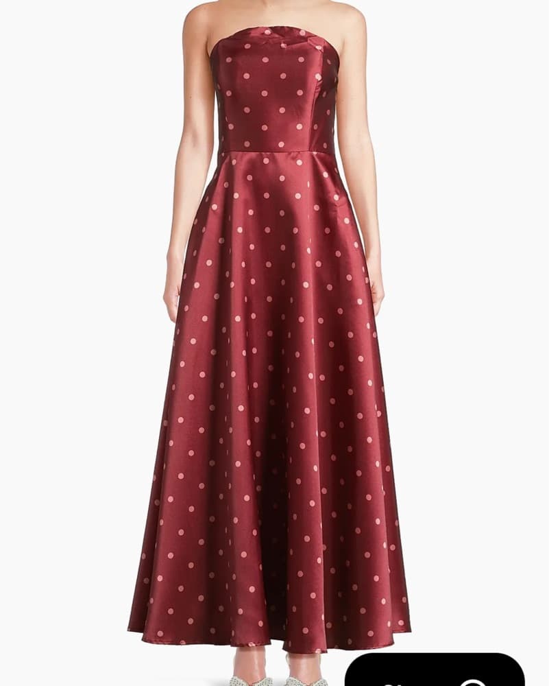 Red And Pink Maci Dress - Image 1