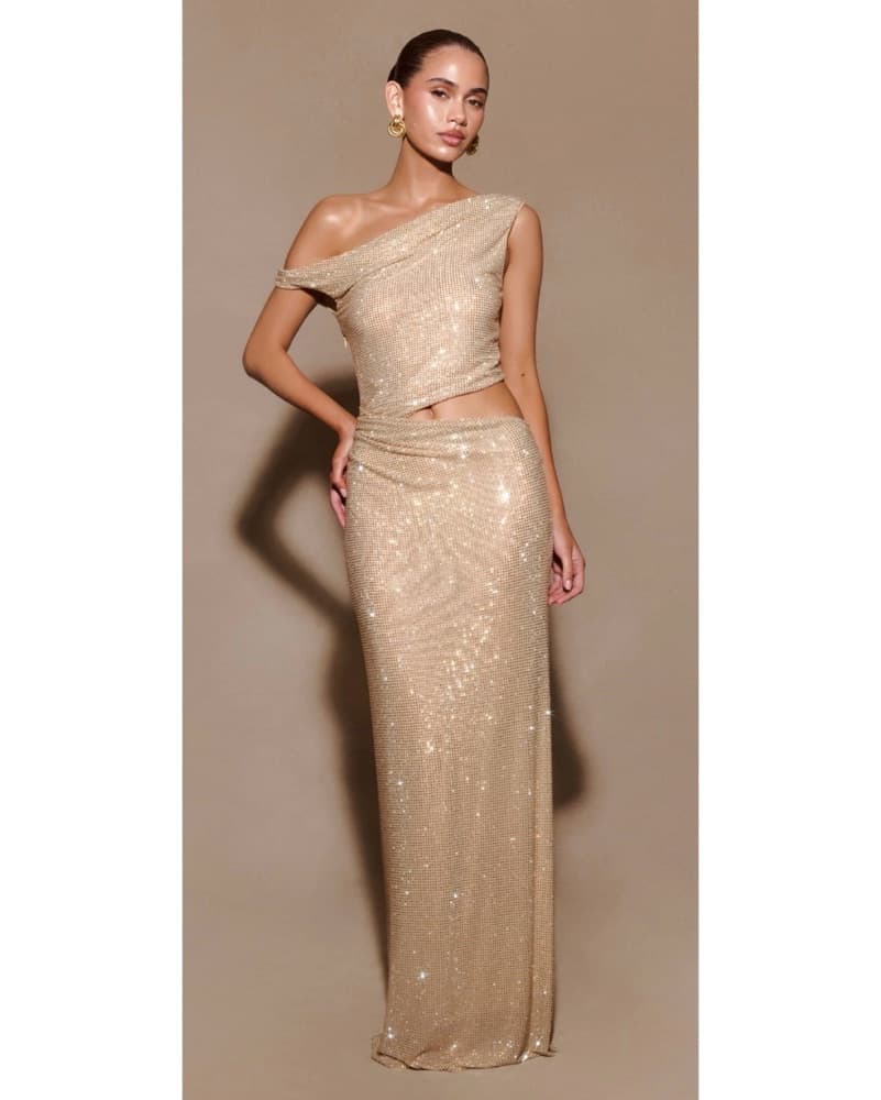 Meshki Kenny Sparkly Maxi Dress - Image 1