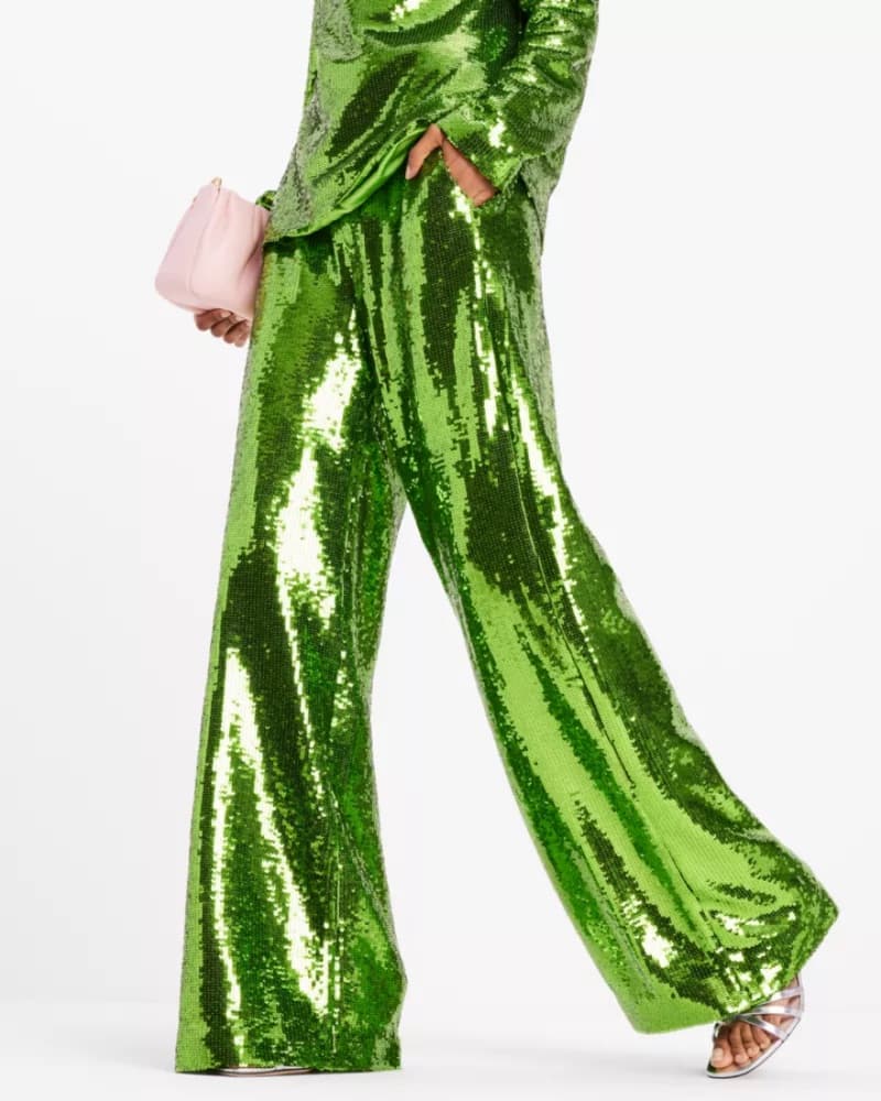 Sequin Kate Spade Crewneck + Pants Set - Image 6