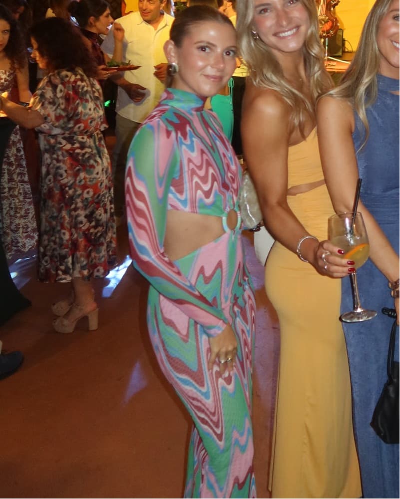 PatBO Wave Printed Maxi Dress Multicolor - Image 3