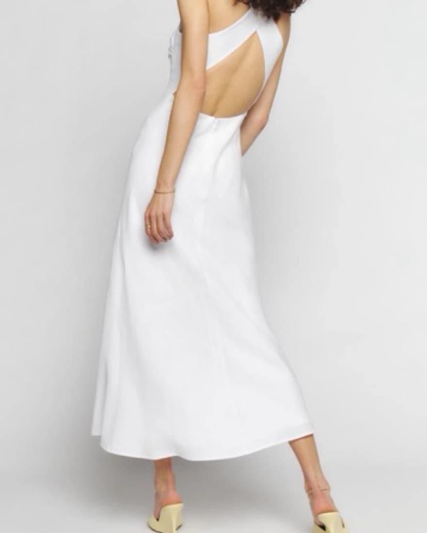 Reformation Cassette Linen Dress - Image 3