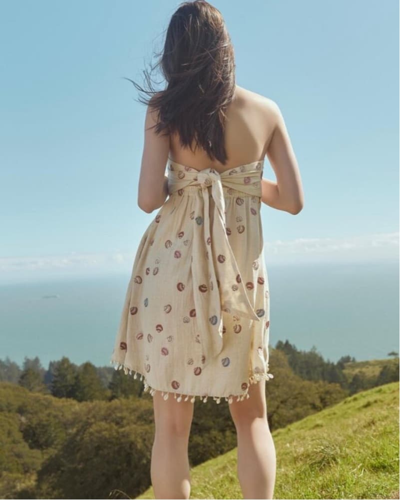 Eddy Seashell Embroidered Mini Dress - Image 3