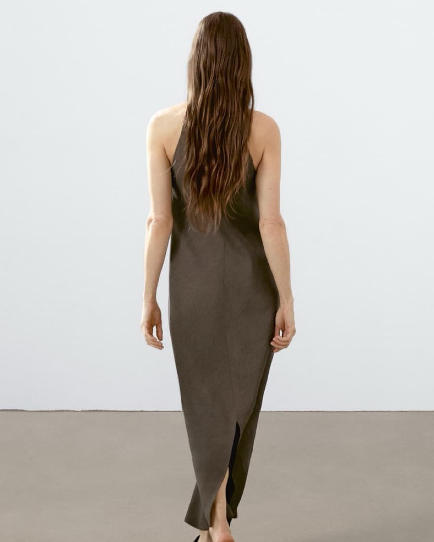 Massimo Dutto High Neck Dress - Image 4