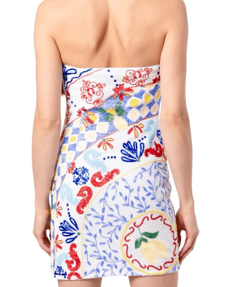 SENORITA HAND-BEADED MINI DRESS - Image 4