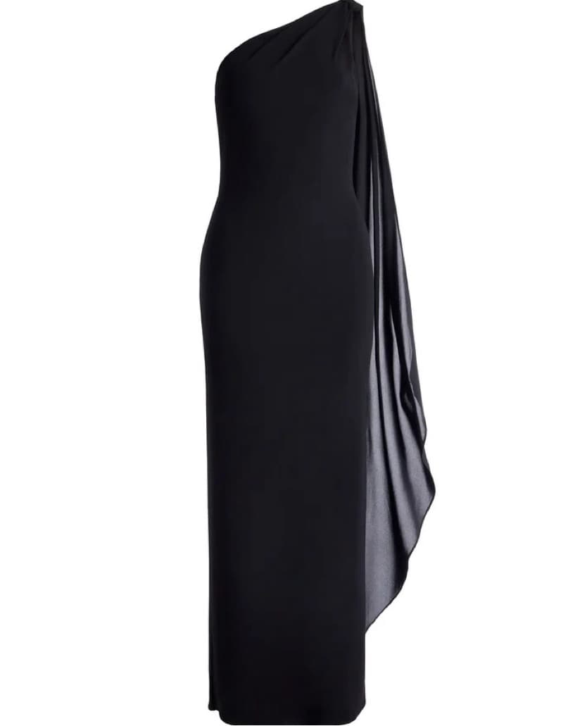 Alice & Olivia Anja One Shoulder Dress - Image 2
