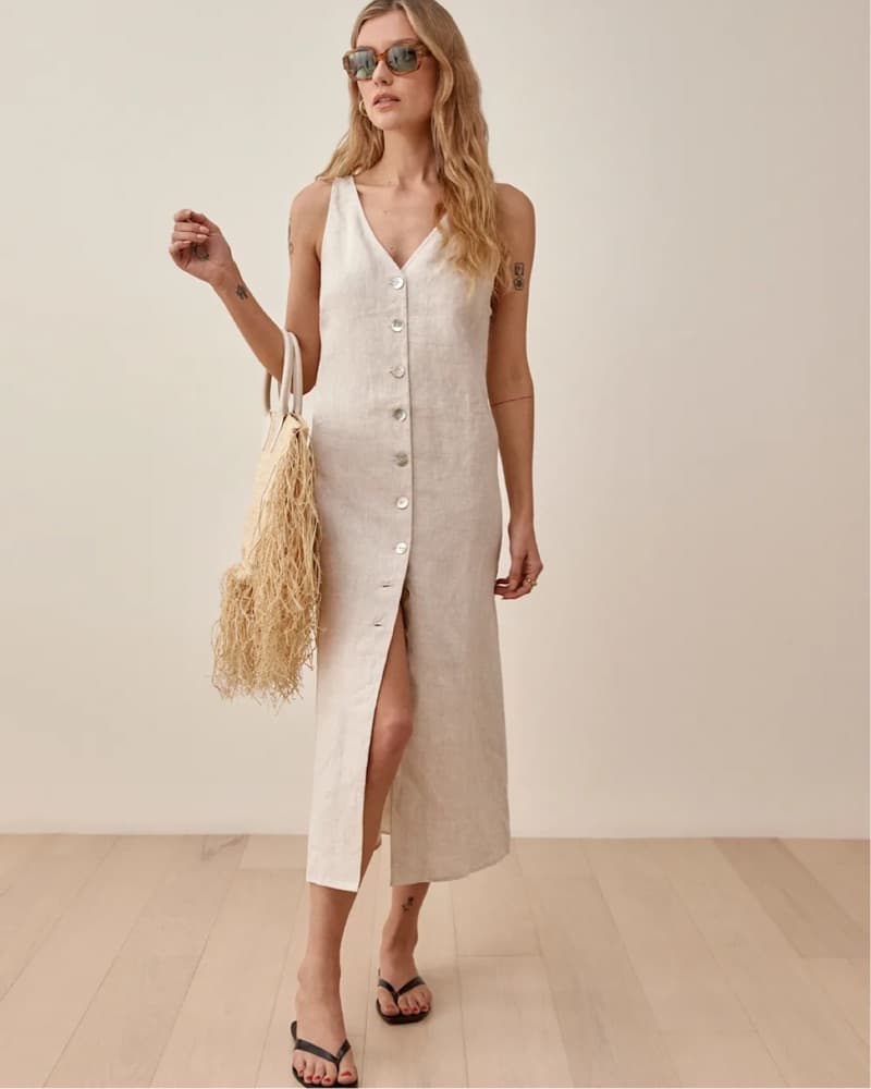 Linen Reformation Dress - Image 1