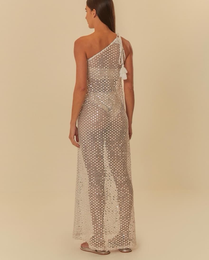 farm rio white maxi dress - Image 3