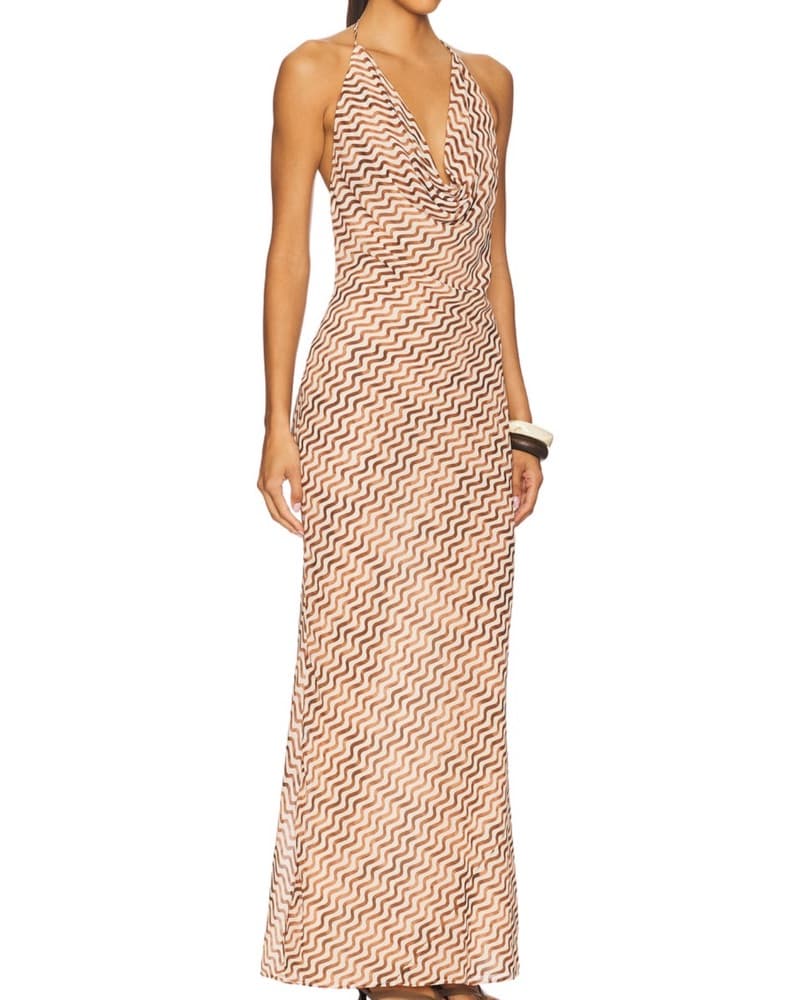 House Of Harlow Halter Maxi Dress - Image 2