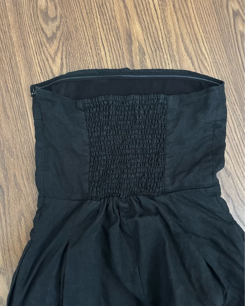 black strapless jumpsuit - Image 4