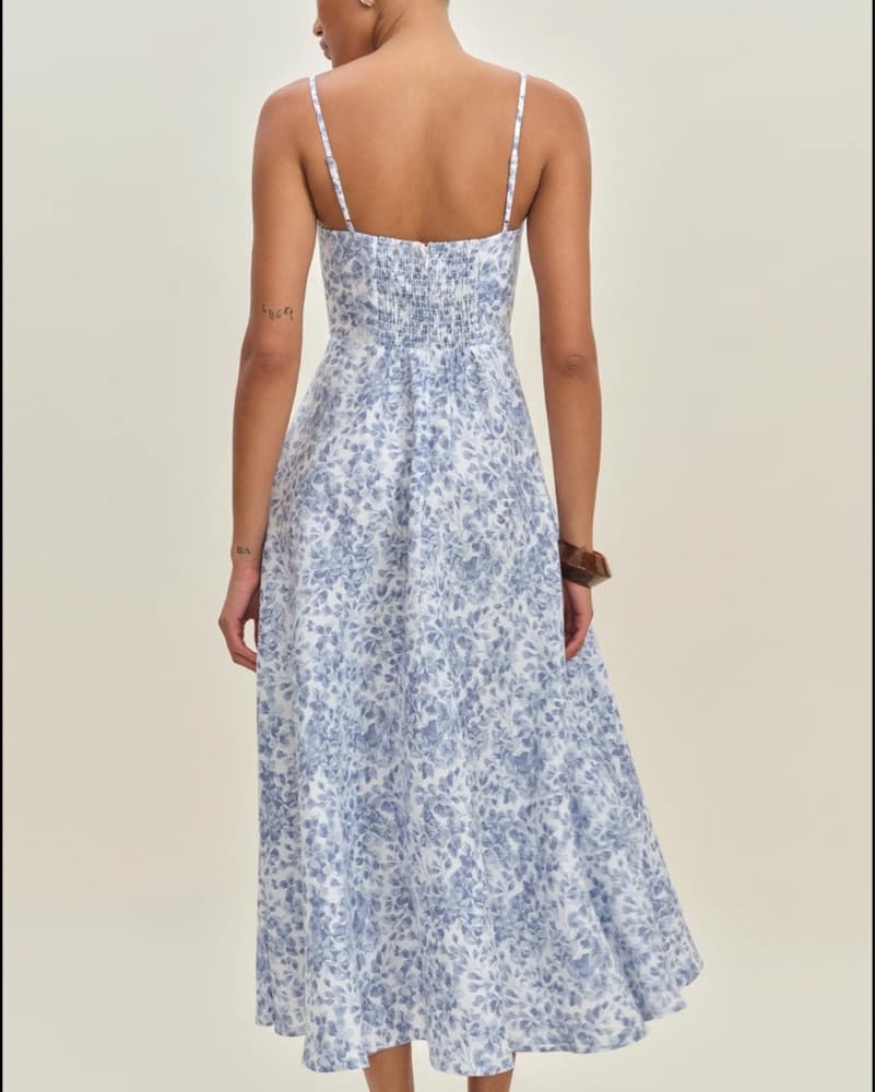 Reformation Floral Printed Midi Dress - Image 2