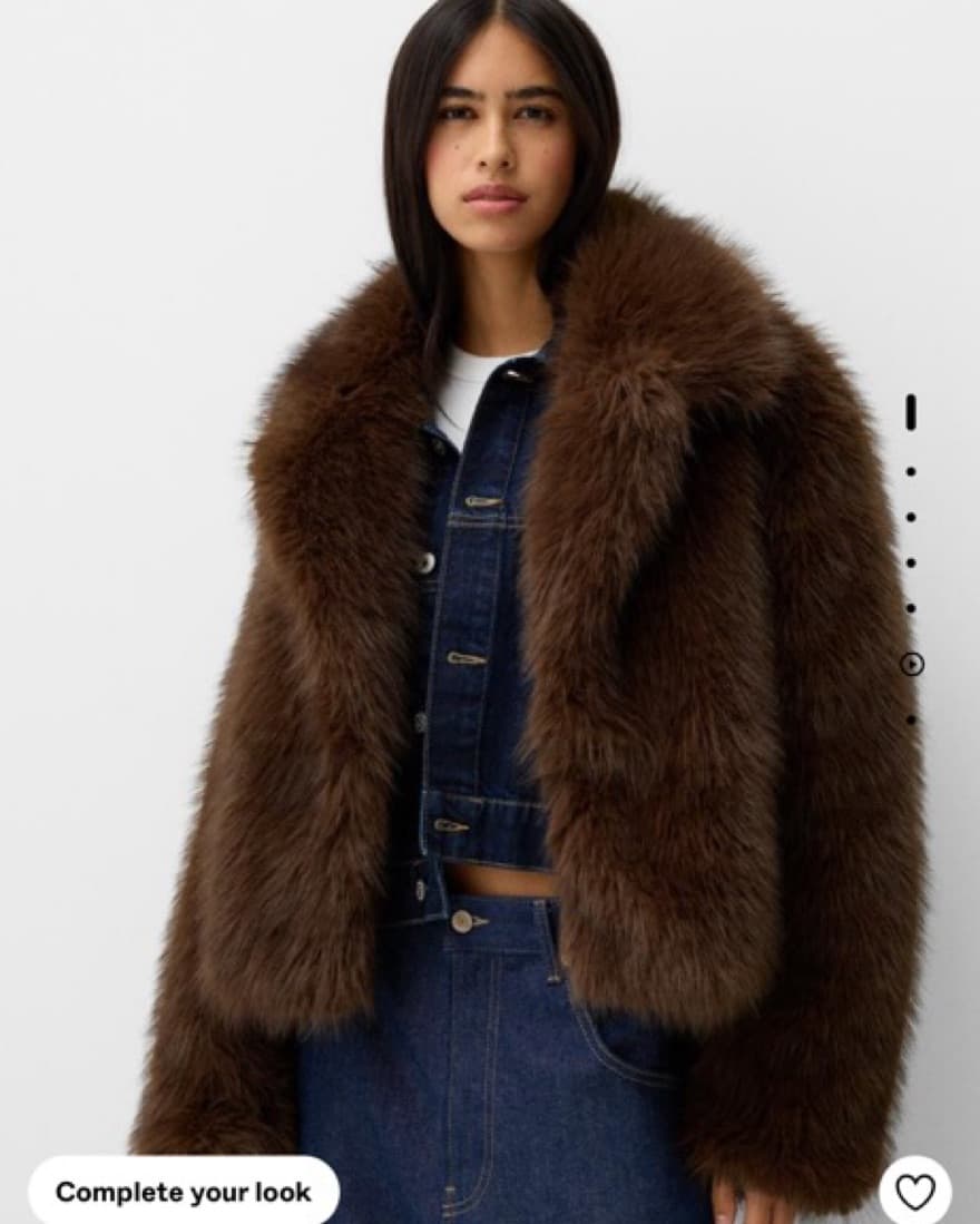 Chic Faux Fur Coat - Image 1