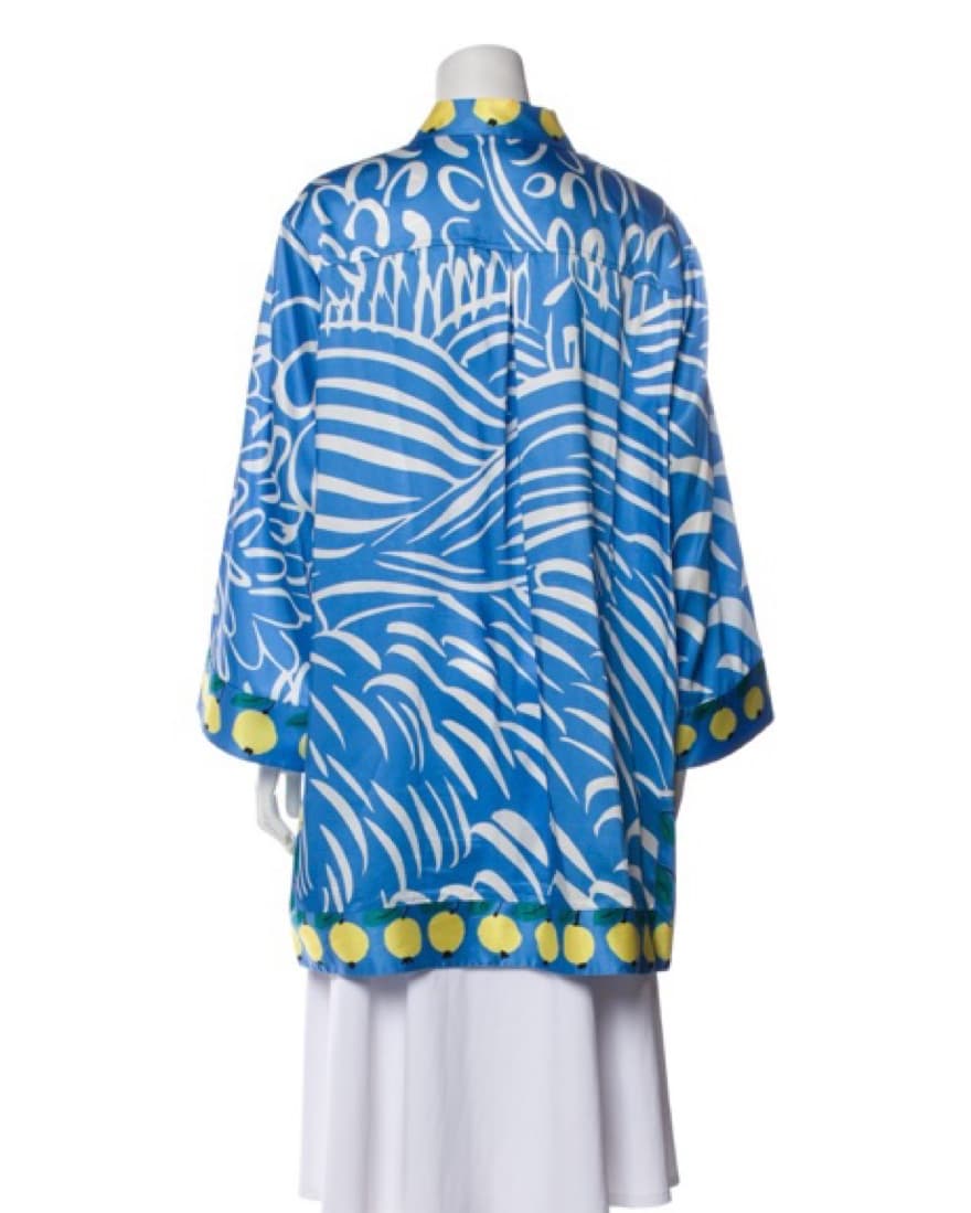 Staud Parke Lemon Print Tunic Shirt - XS - Image 4