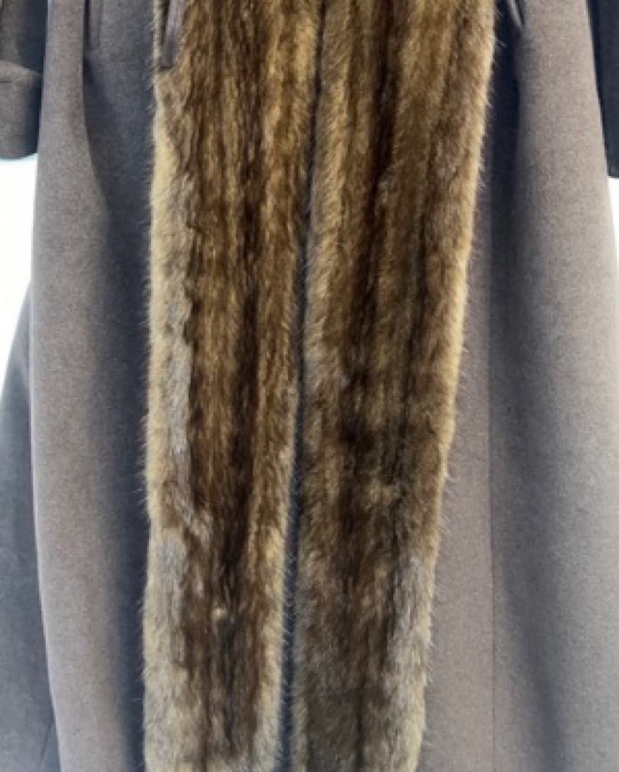 Wool & Mink Coat - Image 3