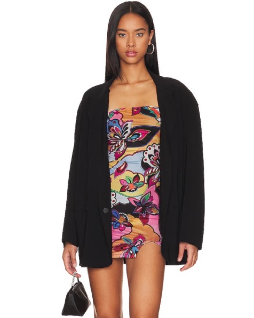 Revolve Multi Color Strapless Dress - Image 3
