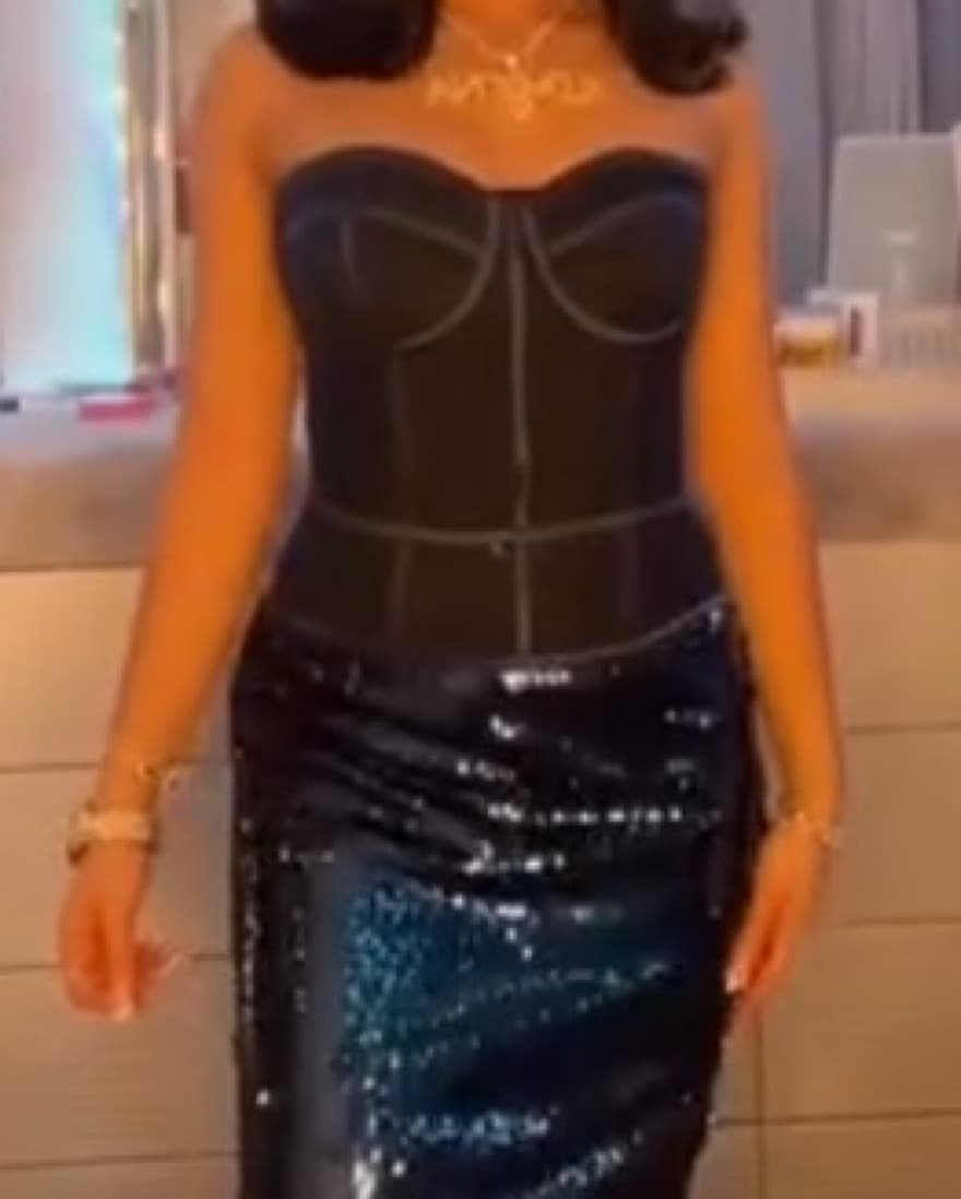 BethelHelena Navy Blue Corset - Image 2