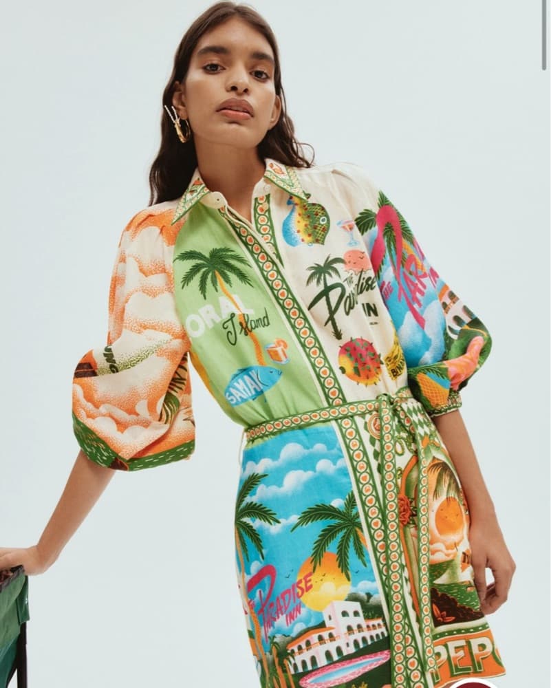 ALÉMAIS Paradiso Mini Dress - Image 3