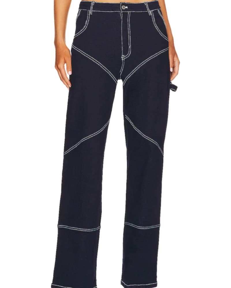 BY.DYLN Cyrus Jeans - Navy - Image 1