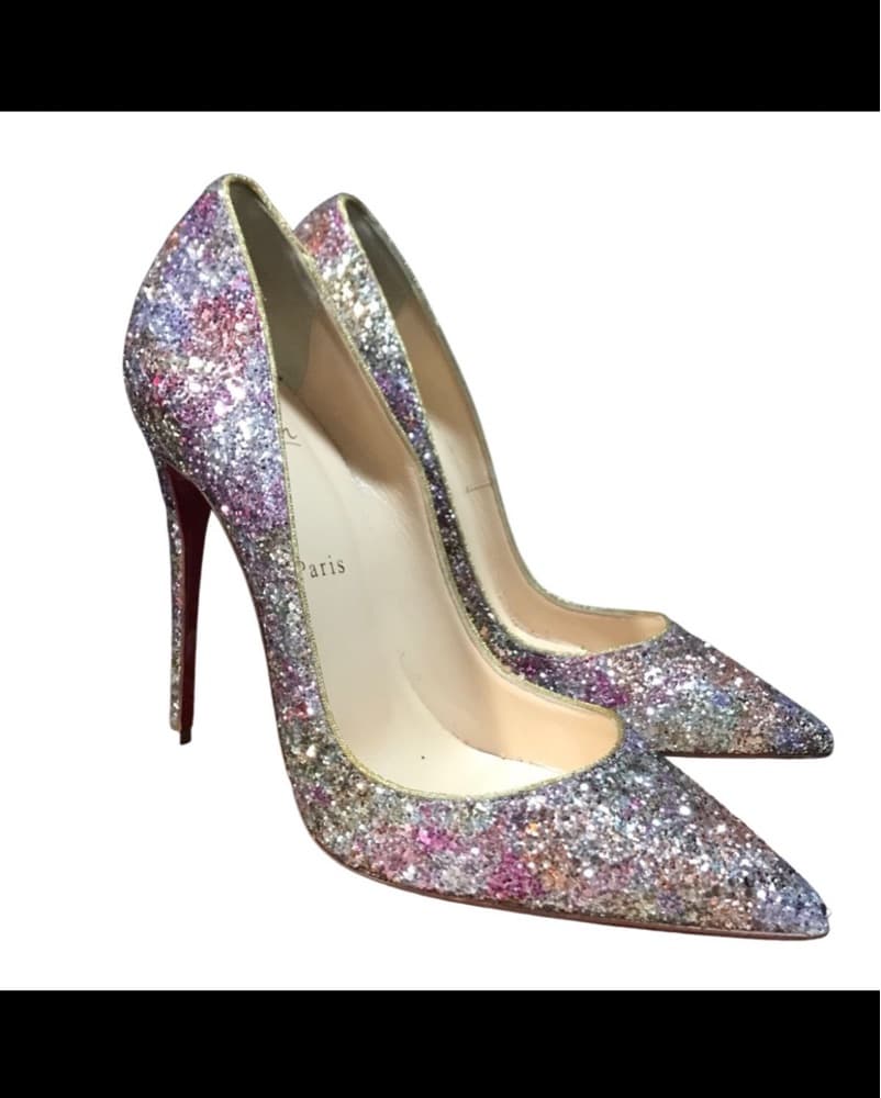 Louboutin Glitter So Kate Pumps - Image 4