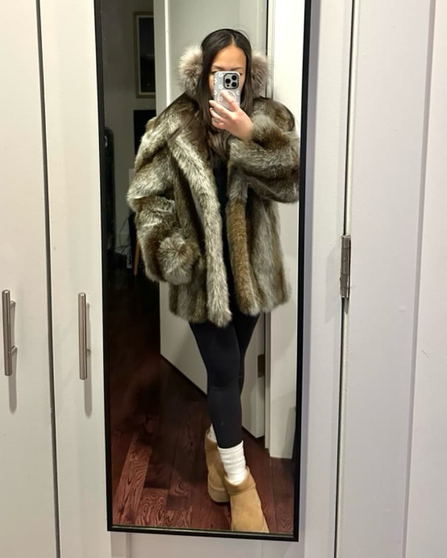 Vincent's Indiana Faux Fur Coat - Image 1