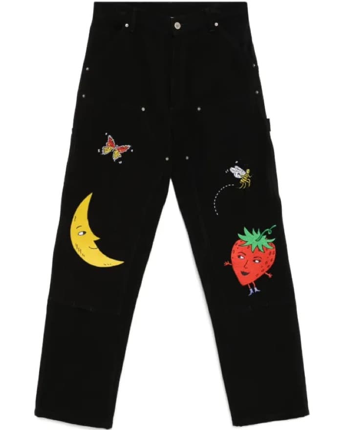 Sky High Farm embroidered jeans - Image 1