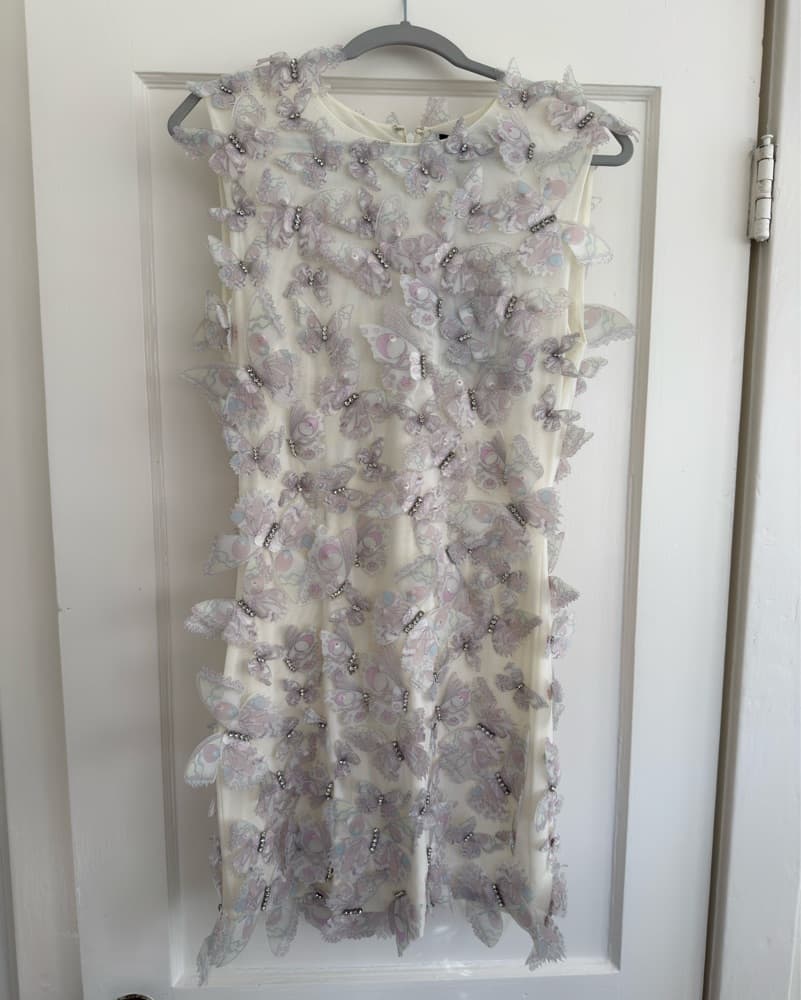 Butterfly Embellished Dress - Image 2